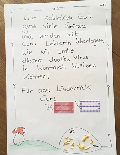 Brief2 © Grundschule Kleinburgwedel